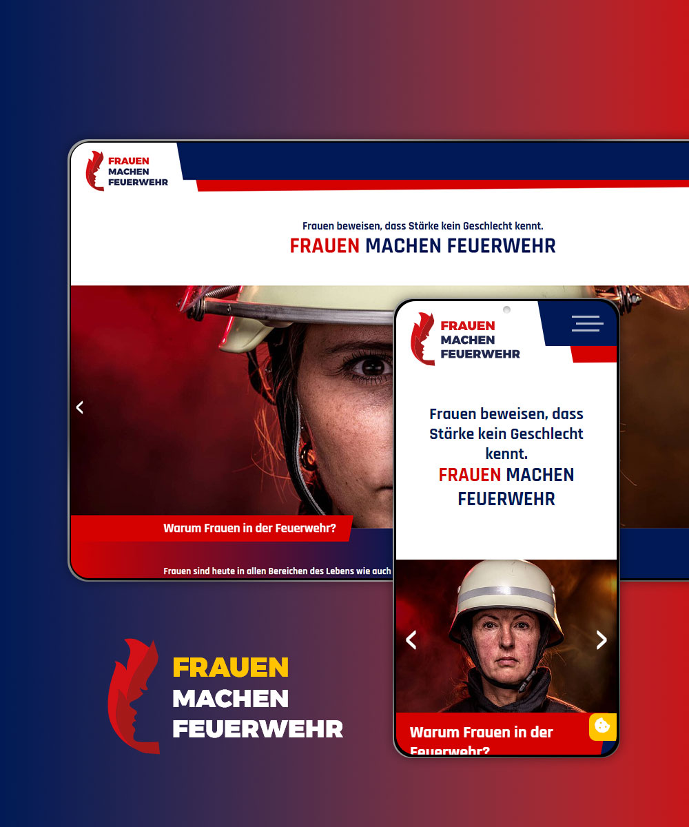 Webprojekt: Frauen machen Feuerwehr