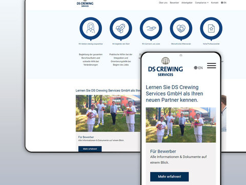 Webprojekt: DS Crewing Services